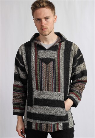 VINTAGE BAJA MEXICAN HOODIE