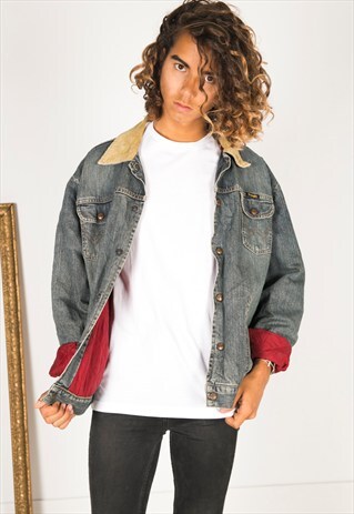 VINTAGE 80S WRANGLER WINTER BLANKET JACKET / R3100C432