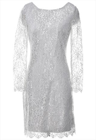 BEYOND RETRO VINTAGE RALPH LAUREN PARTY DRESS - M