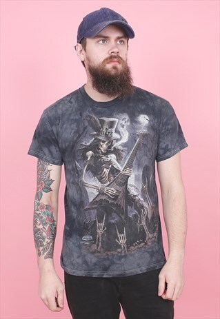 VINTAGE HEAVY METAL ROCK BAND T-SHIRT /R6126