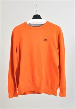 Vintage 00s crew neck jumper in orange