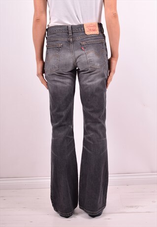 LEVI'S 529 WOMENS VINTAGE JEANS W28 L32 GREY 90'S