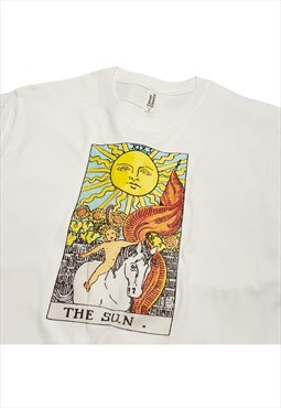 Zodiac T-Shirt 'The Sun' Star Sign Vintage Art