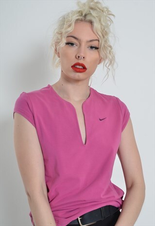 VINTAGE NIKE T-SHIRT TOP PINK