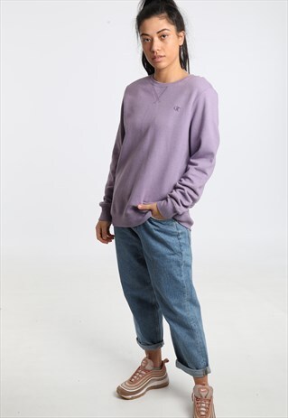 90S CHAMPION EMBROIDERED LOGO SWEATSHIRT