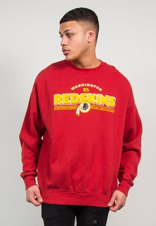 NFL SWEATSHIRT WASHINGTON REDSKINS AMERICAN FOOTBALL
