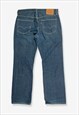 VINTAGE LEVIS 559 RELAXED STRAIGHT JEANS DARK BLUE VARIOUS