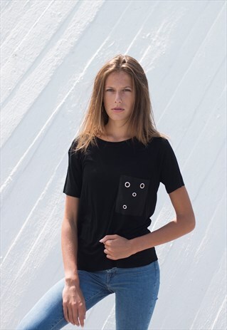 T-SHIRT CLOUS - BLACK
