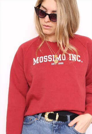 VINTAGE 90S RED MOSSIMO SWEATER JUMPER