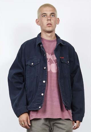 VINTAGE 90'S LEE COOPER DARK NAVY DENIM JACKET