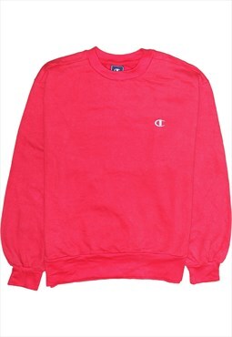 Vintage 90's Champion Sweatshirt Heavyweight Crew Neck Red