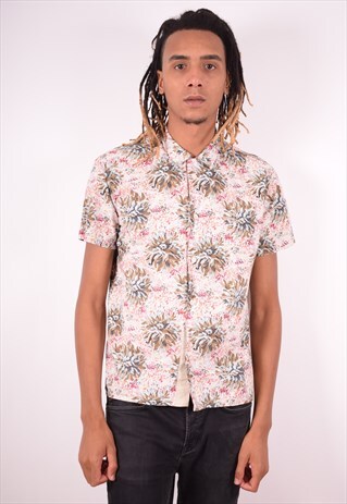 PAUL SMITH MENS VINTAGE SHIRT LARGE MULTI FLORAL 90S