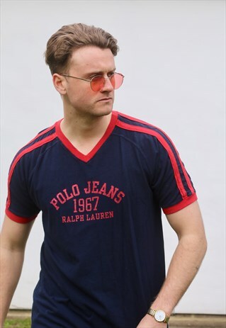 RALPH LAUREN USA VINTAGE MINIMALIST T SHIRT