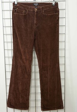 Vintage Polo Ralph Lauren Corduroy Flares Brown Size 32/32