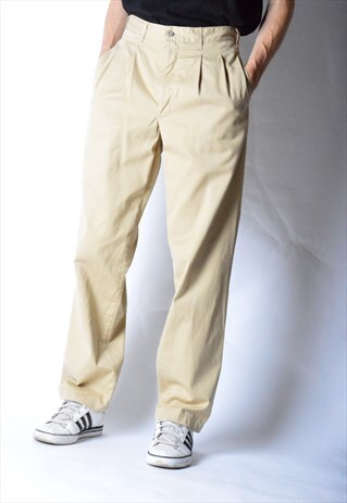 DOCKERS VINTAGE 90S BEIGE CHINOS PANTS