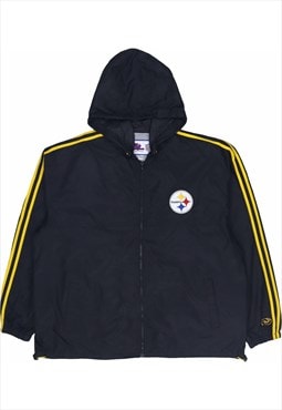 Vintage 90's NFL Windbreaker NFL Steelers Zip Up