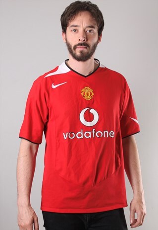 VINTAGE NIKE MANCHESTER UNITED ROONEY SHIRT LARGE