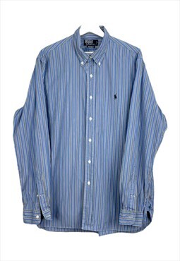 Vintage Polo Ralph Lauren Shirt stripes in Blue XL