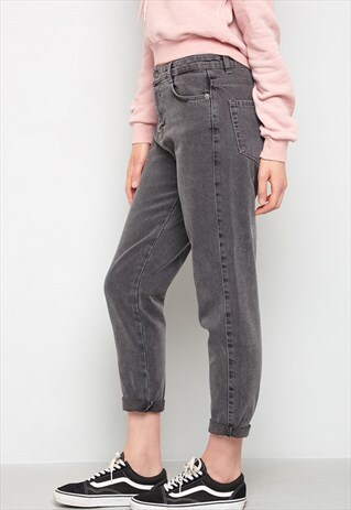 SUBDUED GREY BOYFRIEND JEANS