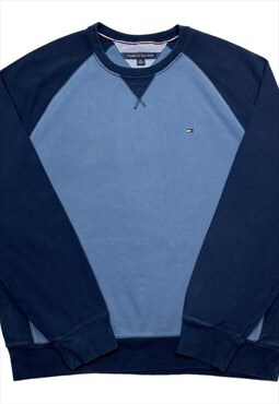 Tommy Hilfiger Vintage Blue & Navy Retro Sweatshirt
