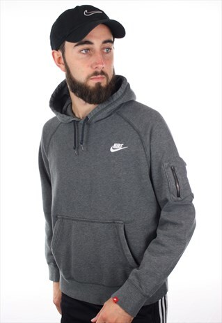 VINTAGE NIKE SMALL LOGO HOODIE SWEATSHIRT