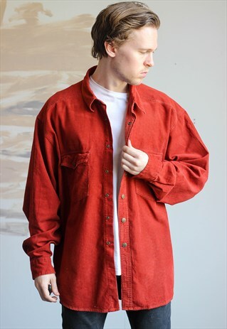 VINTAGE OVERSIZED CORDUROY SHIRT