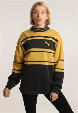 90S PUMA EMBROIDERED LOGO SWEATSHIRT