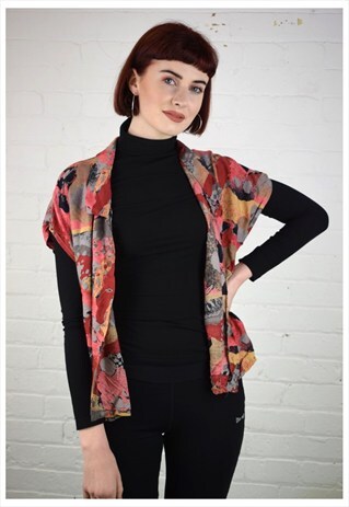 VINTAGE 90'S PATTERNED BLOUSE