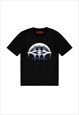 T-shirt oversize black UNIVERSE
