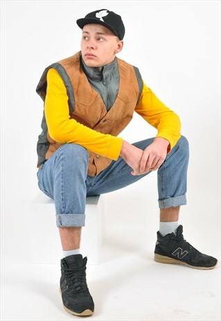VINTAGE 90'S SUEDE LEATHER VEST