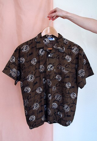 1980'S PRINTED SUMMER SHIRT