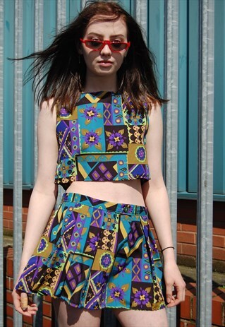 'OFF THE SCALE': HANDMADE 2 PIECE BLUE