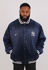 Vintage Men's 90's New York Yankees Nike Varsity Jacket