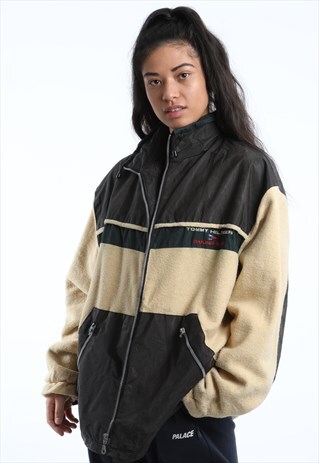 90S TOMMY HILFIGER SAILING GEAR FLEECE DETAIL JACKET