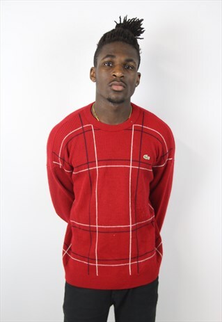 VINTAGE LACOSTE PATTEREND JUMPER