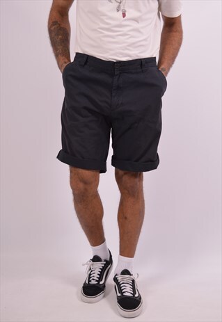 CARHARTT MENS VINTAGE SHORTS W33 NAVY BLUE 90S
