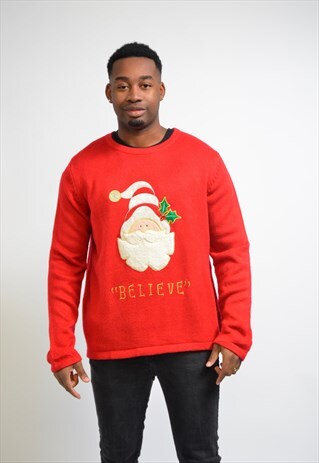 VINTAGE UGLY WINTER CHRISTMAS KNIT