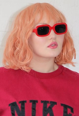 RECTANGLE SUNGLASSES IN RED