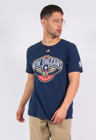 ADIDAS NEW ORLEANS PELICANS T-SHIRT NBA BASKETBALL