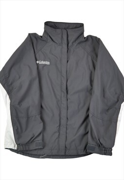 Vintage Columbia Ski Jacket Waterproof Grey/White Ladies M
