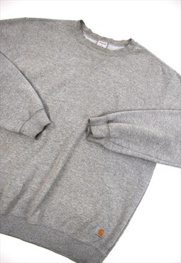 Vintage 90s Carhartt Grey Logo Sweatshirt