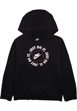 Nike 90's Just Do It Centre Middle Swoosh Hoodie XLarge Blac