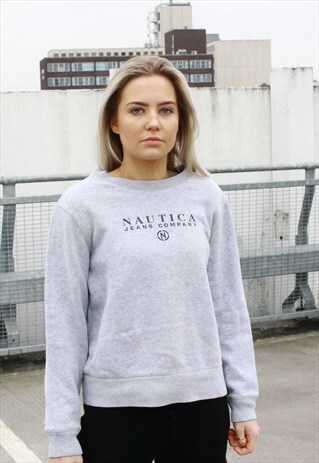 VINTAGE GREY NAUTICA SWEATSHIRT