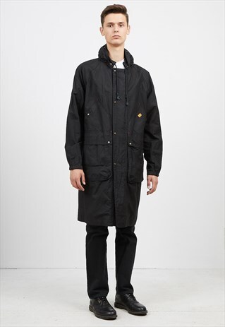 VINTAGE BLACK FUN ON THE ROAD COAT