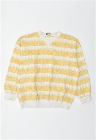 VINTAGE 90'S SWEATSHIRT JUMPER YELLOW
