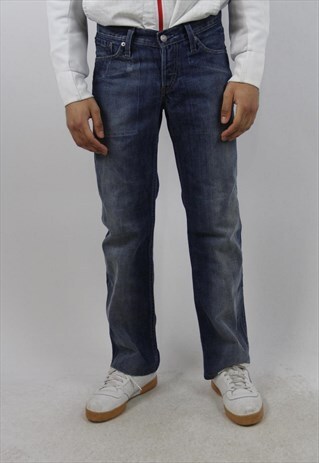 VINTAGE LEVIS 518 DARK DENIM JEANS