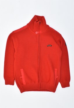 Vintage 90's Paul & Shark Cardigan Sweater Red