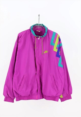 Nike 90's Zip Sweatshirt in Pink - M