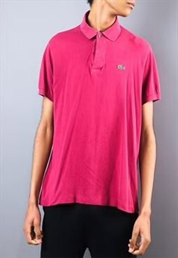 vintage red Lacoste  polo shirt