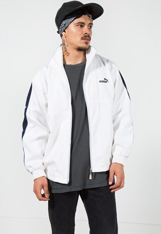 VINTAGE 80S PUMA SHELL SPORT JACKET / S1486